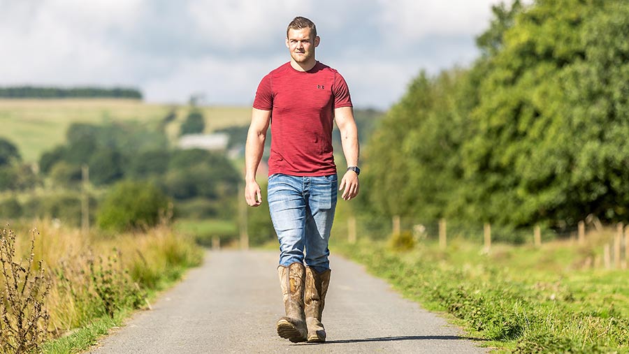 Rugby player Dan Lydiate