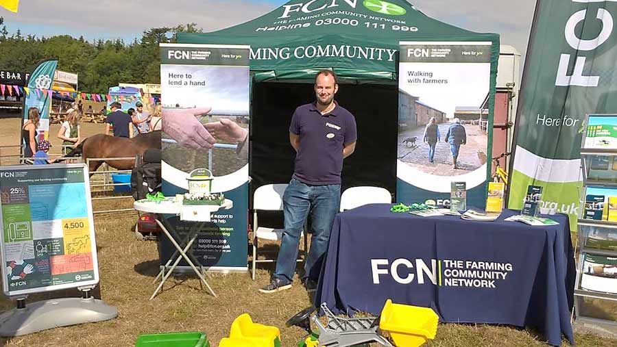 FCN volunteers on stand