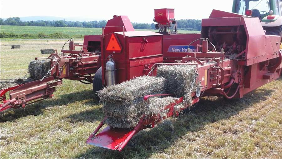 Farmer Builds Ingenious Twin Chamber Double Square Baler Farmers Weekly