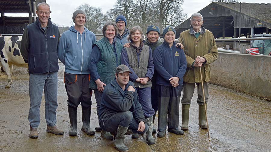 Joe Ives and his eight-strong team