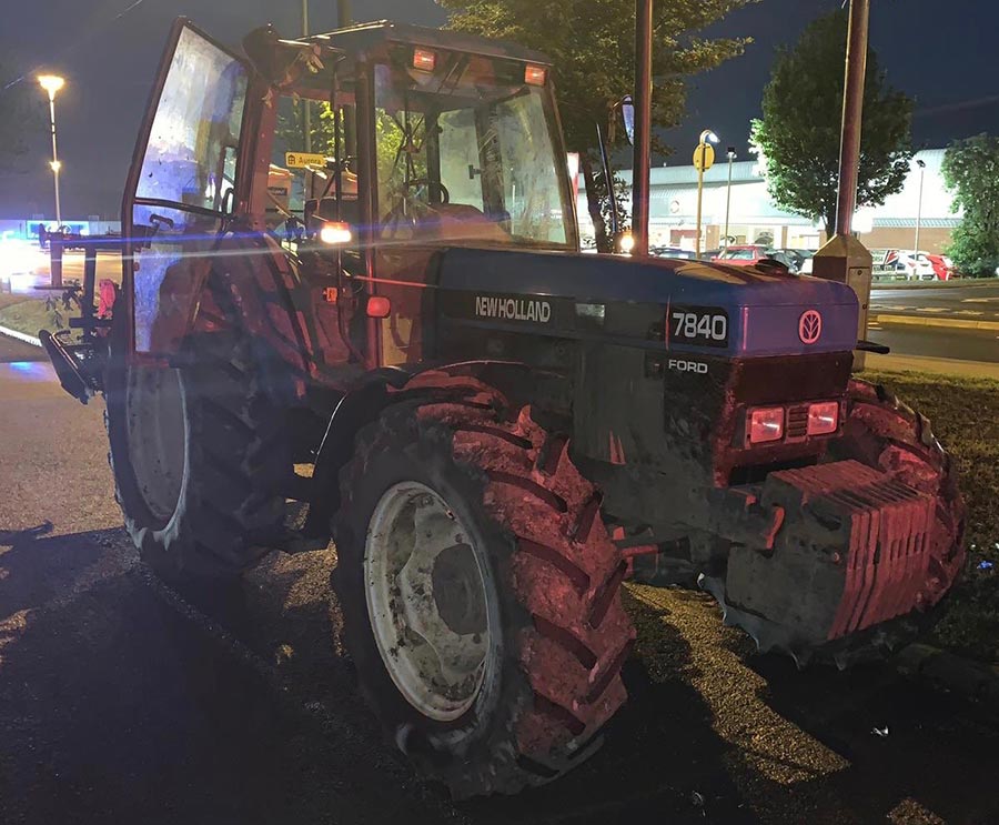 Stolen New Holland tractor