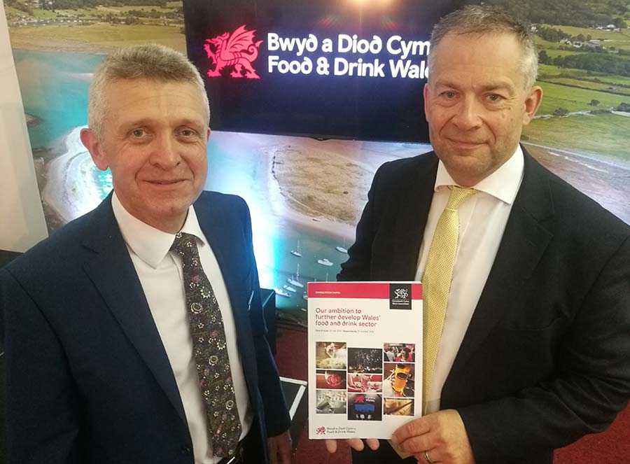 David Lloyd-Thomas and Andy Richardson with booklet