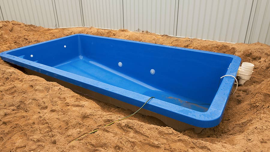 Building a swimming pool
