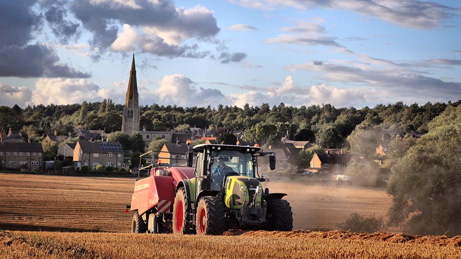 Claas baling by Connor Walker