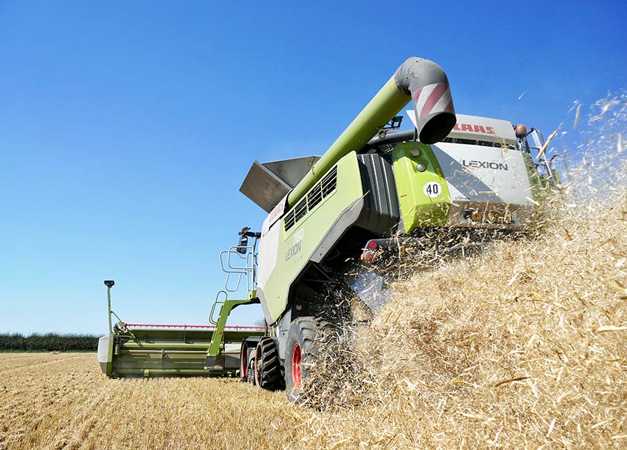 Combine from behind by Jonathan Trotter