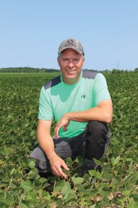 Jeff Barlow in field