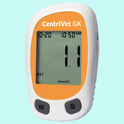 CentriVet dual ketone and glucose meter