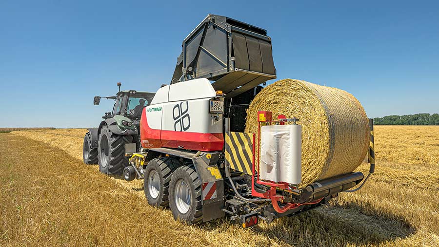 TIM technology promises to make light work of repetitive field operations such as baling © Pottinger