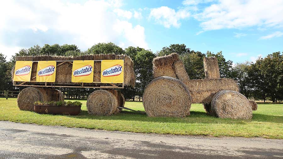 The winning bale tractor