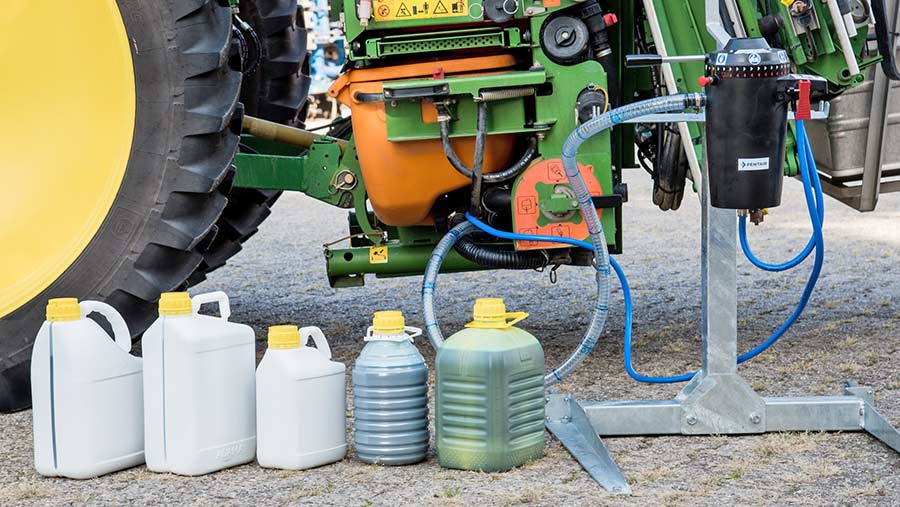 Norfolk grower trials closed-transfer sprayer system - Farmers Weekly