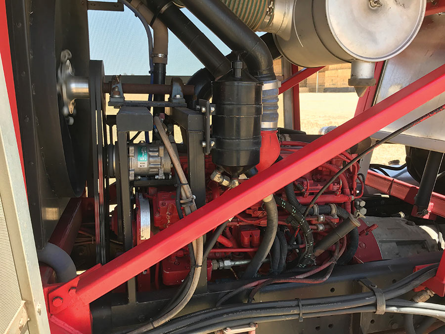 Bale chaser's engine