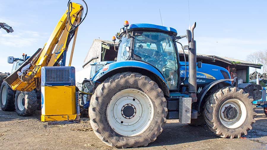 New Holland T7040 tractor