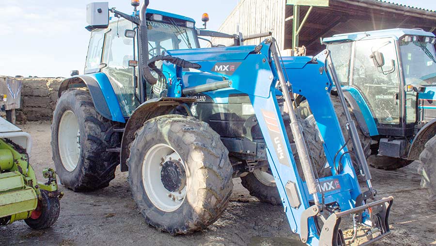 New Holland TM165 tractor