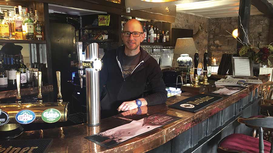 Charles Lowther in The Queen's Head at Askham © Oli Hill