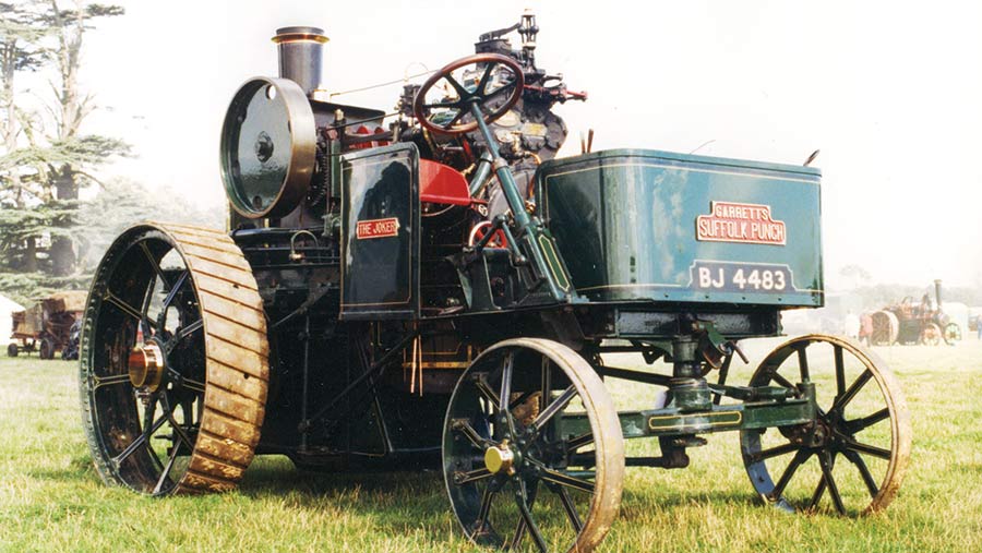first steam farm tractor