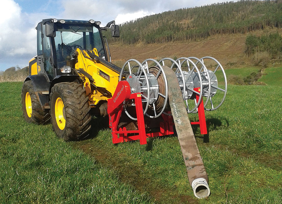 Niall Murphy’s slurry pipe reeler