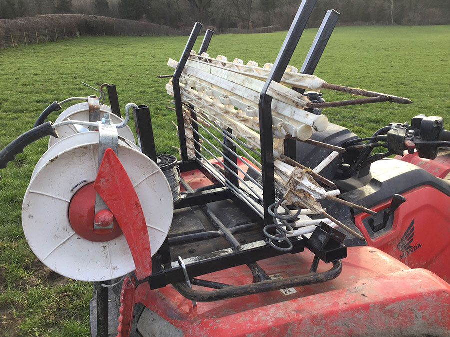 Video: Farmers get inventive with fencing and hedging kit