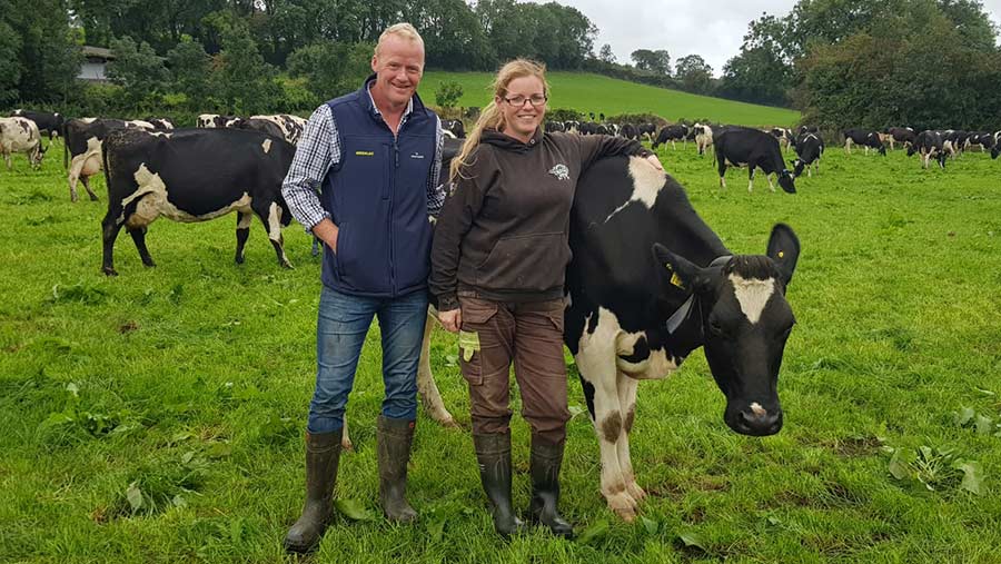 Peter and Paula Hynes stress their high animal welfare standards © Hynes family