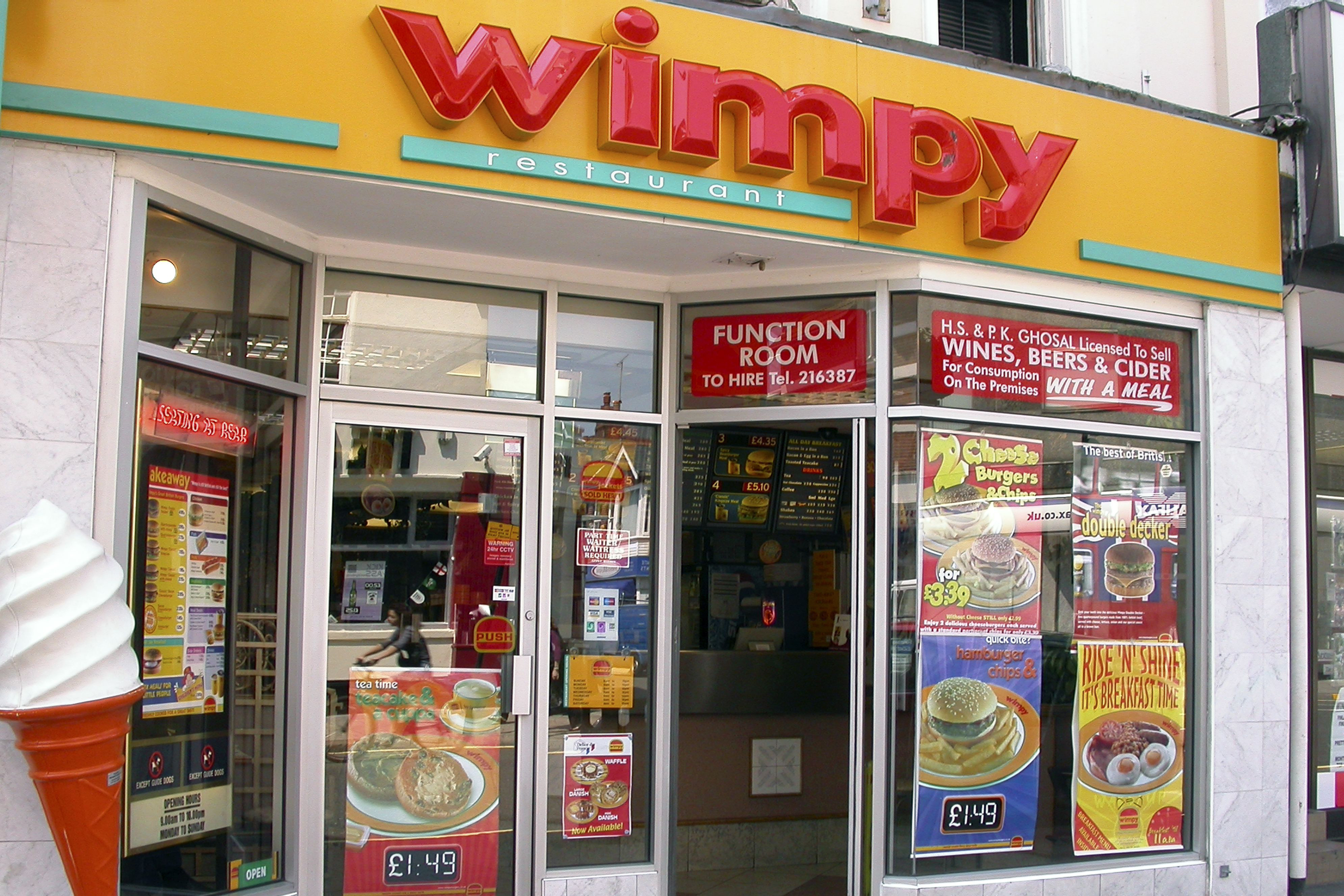 Wimpy said a statement on its UK egg policy that it took animal welfare issues very seriously. Photo: Photofusion/REX/Shutterstock