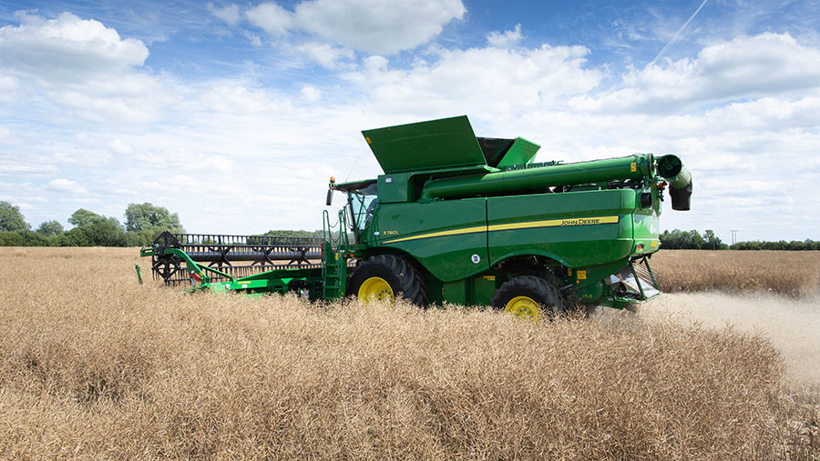 Oilseed rape prices drop back slightly as harvest progresses - Farmers ...