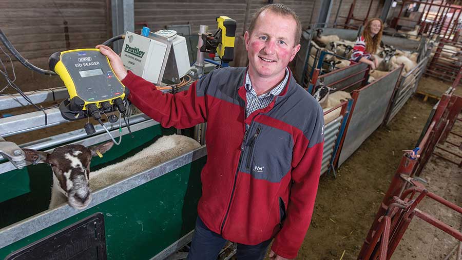 Sam Jones in shed