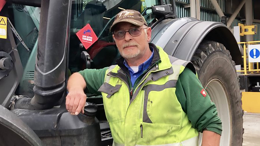 Albert Huber at the Save British Farming protest