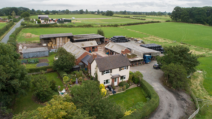 Aerial view of 7 Old Wood 