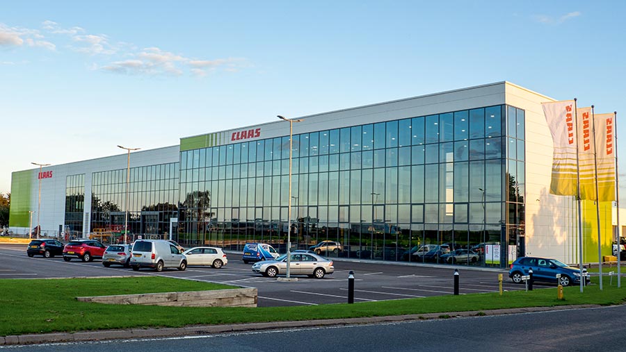 The revamped Claas headquarters