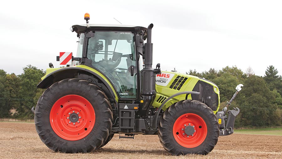 Video: Claas Arion 550 Cebis Cmatic on test - Farmers Weekly