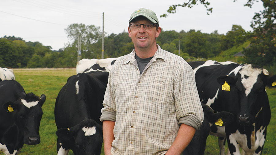 Farm manager John Barber