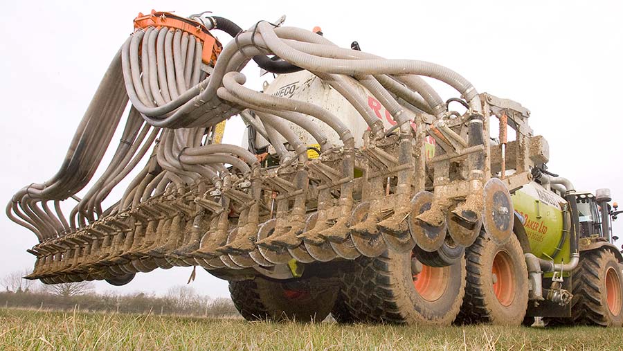 This tranche of the grant scheme prioritises low-emissions slurry equipment © Jodie Deakin