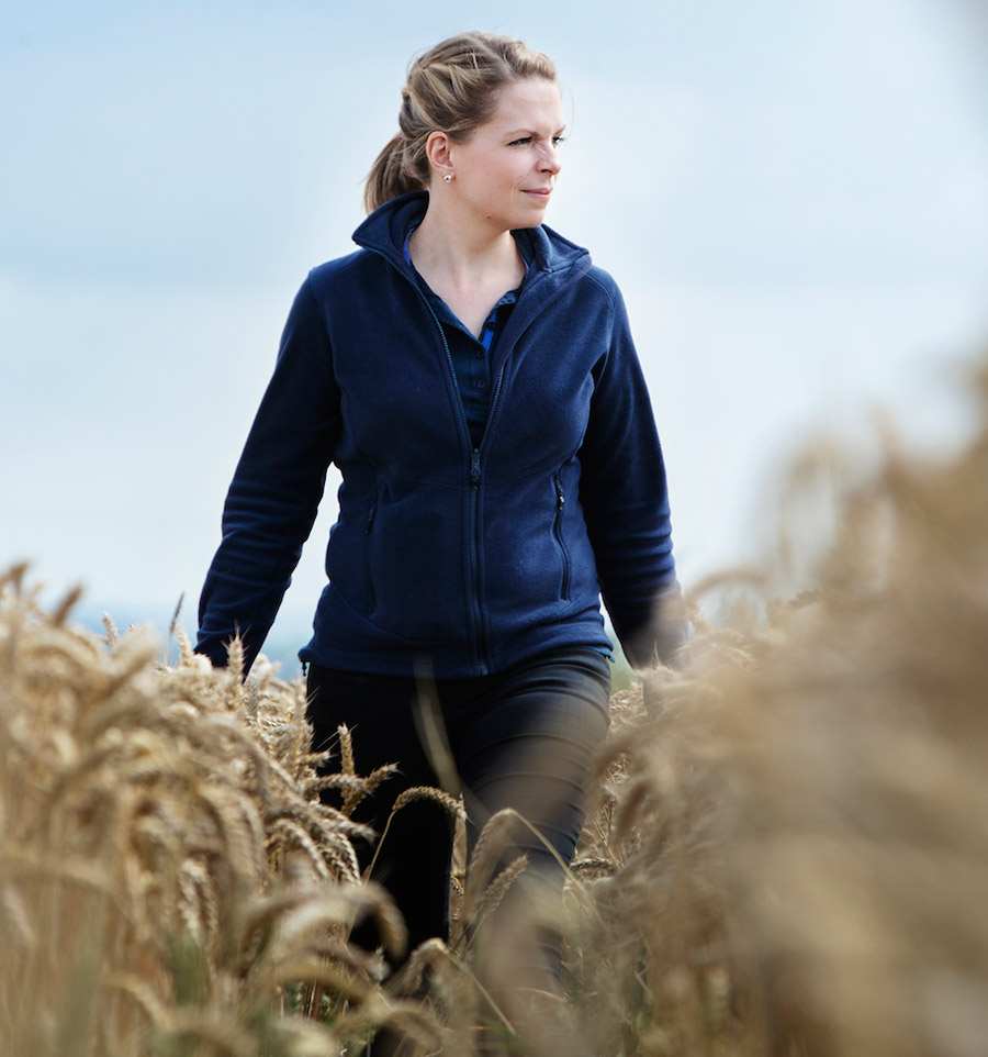 Cambridgeshire farmer Hannah Darby