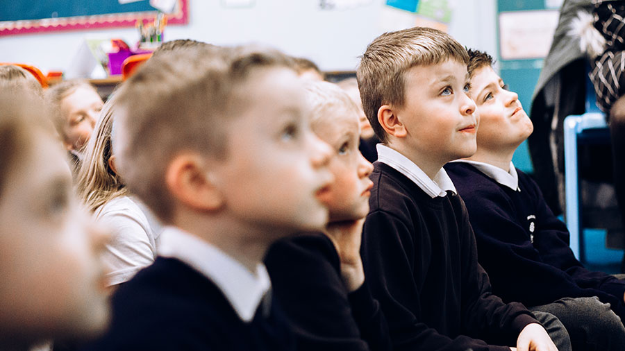 Children at Washingborough Academy 