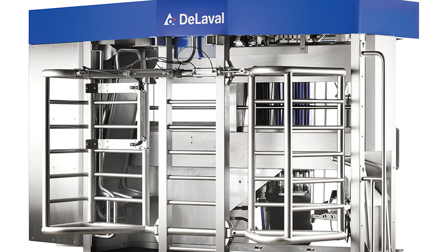 DeLaval VMS V300 milking system