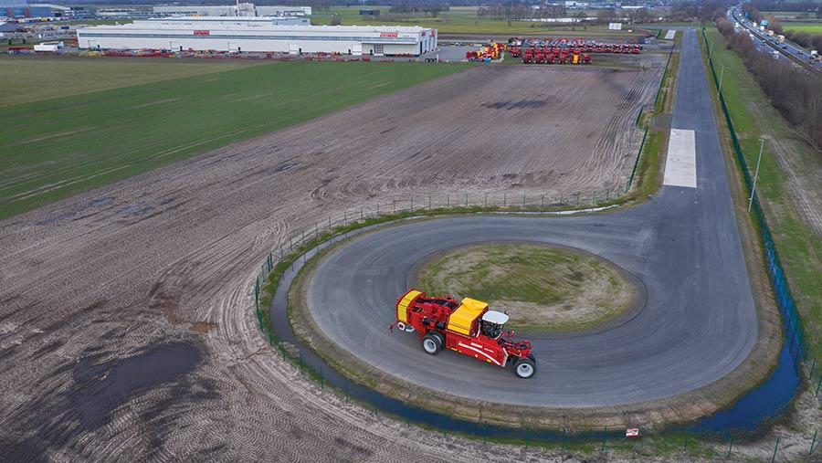 Grimme Rieste factory test track