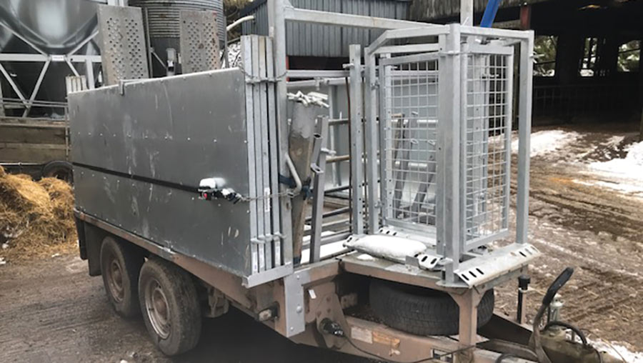 Sheep-handling trailer