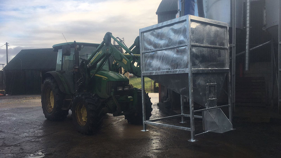 Portable meal bin