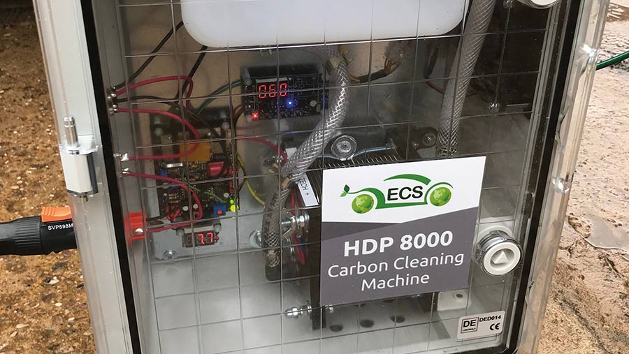 ECS carbon cleaning machine 