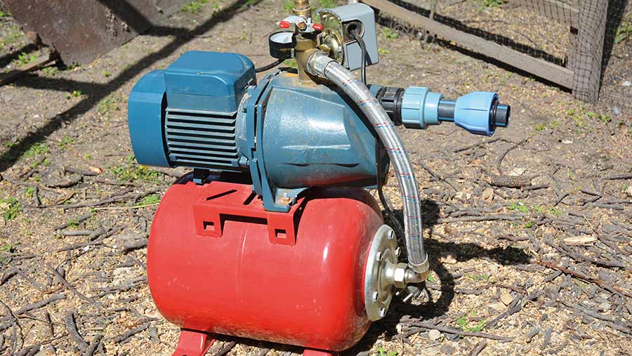 Pump for borehole