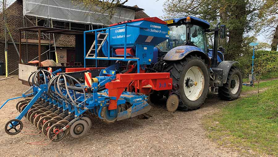 Cultivator drill combination