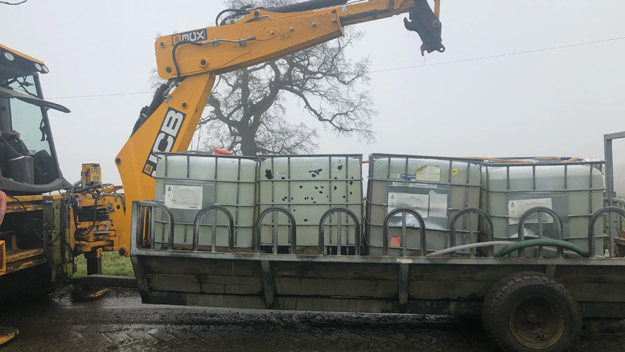 JCB 3CX pickup hitch