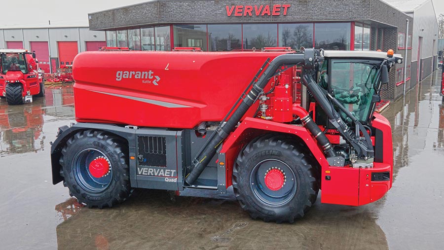 Vervaet Quad slurry tanker