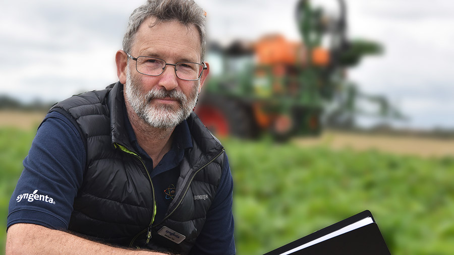 MIchael Tait at the feed trials