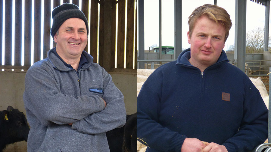 Mark Gale, Baytree Farm, and Leo McCourt, Northfield Farm