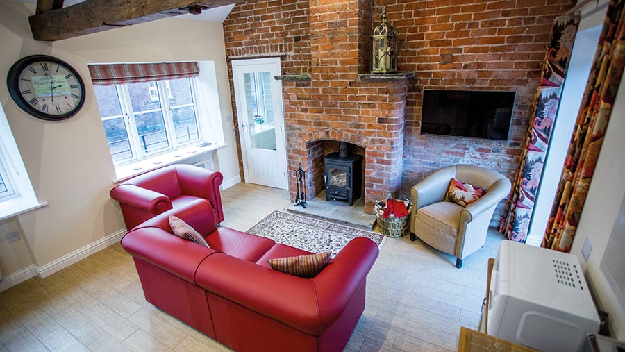 holiday cottage interior