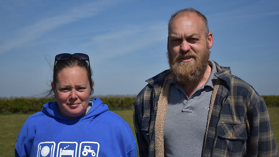 Rachel Edwards and Richard Walker © Farmers Union of Wales