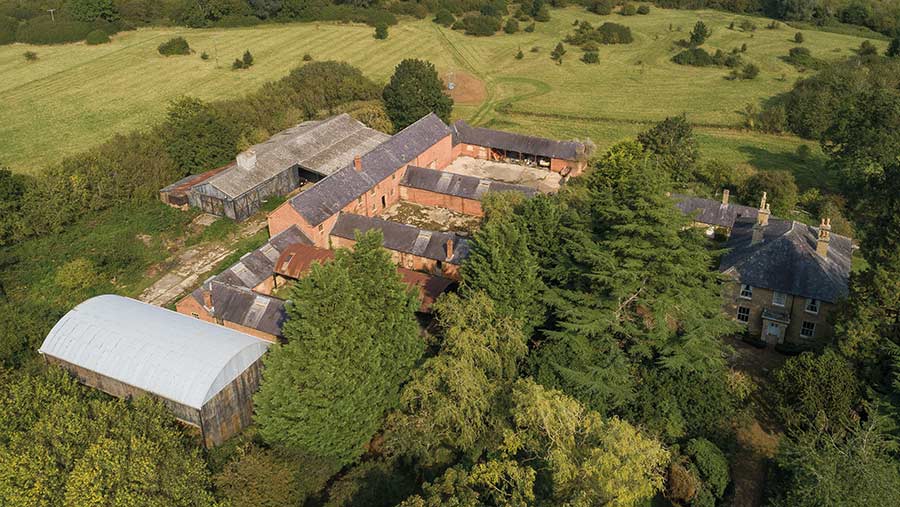 Strawberry Hill Farm, near Knotting Green in Bedfordshire