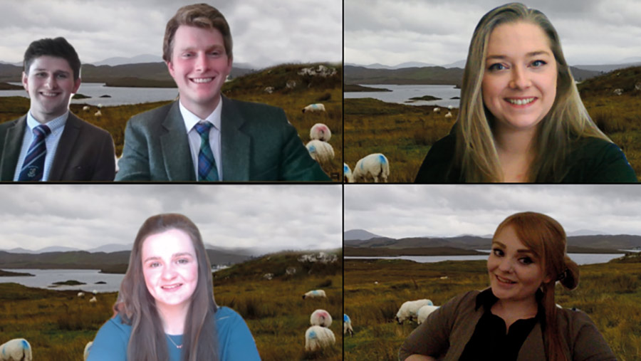 The 2021 Farmplanner of the Year winners: The Scotland's Rural College (SRUC) team