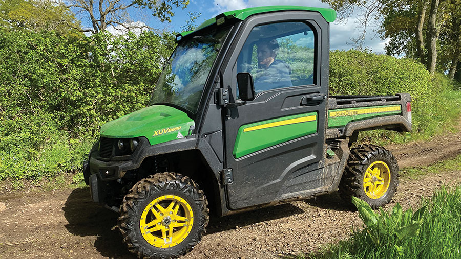John Deere’s latest Gator is impressively comfortable but rather expensive © James Andrews