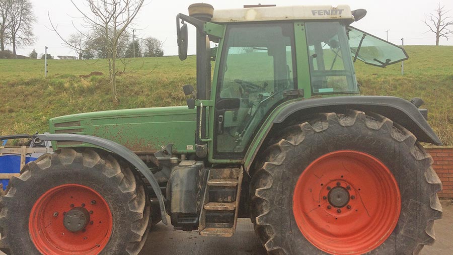 Fendt 515 before restoration